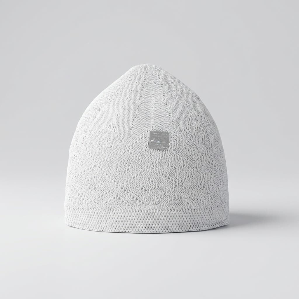 Knitted Prayer Cap for Men – Soft Comfortable Namaz Cap | Pakistani Topi